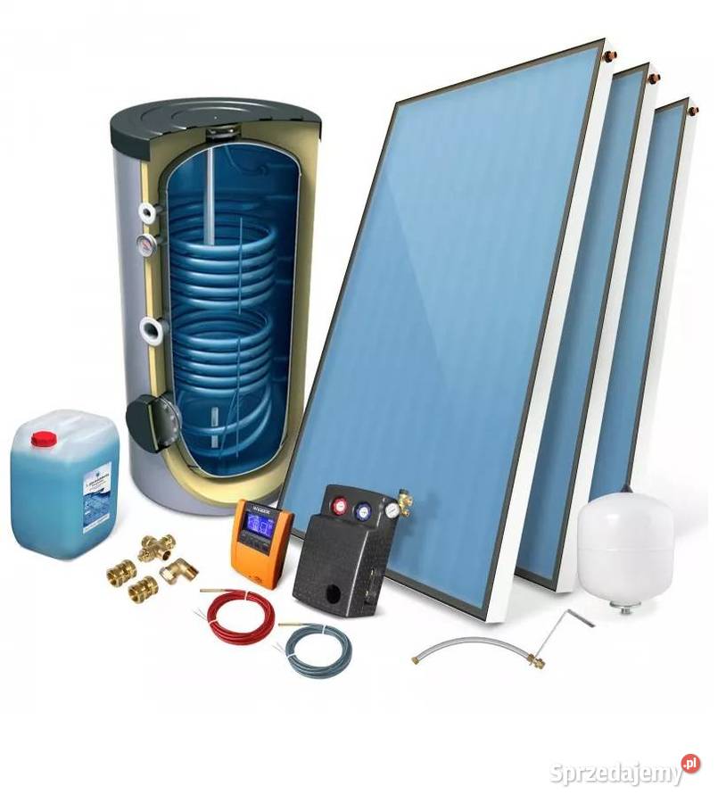 Zestaw solarny STANDARD 20 300L Kolektory Wałbrzych sprzedam