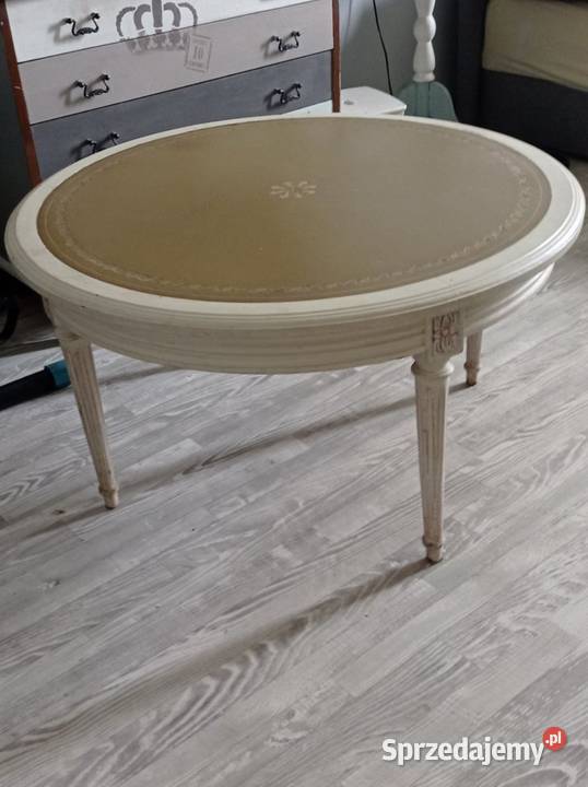 Wyjatkowy stół kawowy gościnny ze skórzanym zachodniopomorskie Szczecin