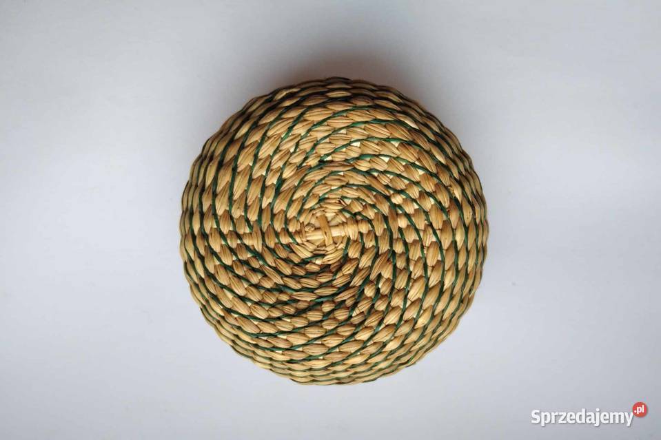 Szkatułka rattan wiklina trawa morska na Pozostałe Wyposażenie wnętrz Gdańsk