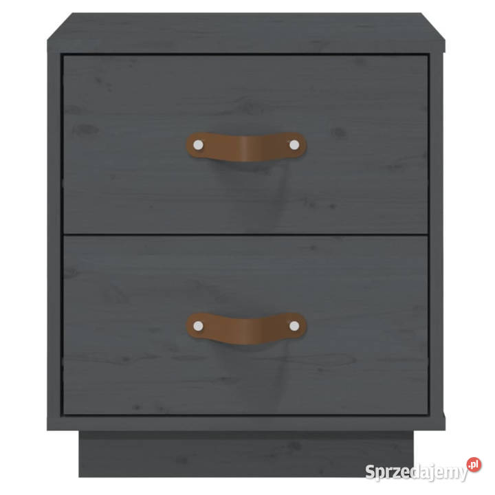 Szafki nocne 2 szare 40x34x45 lite drewno mazowieckie