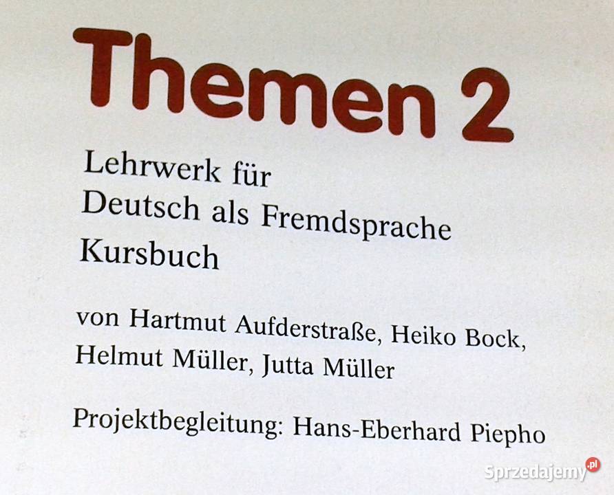 Themen neu 2 Kursbuch Hartmut Aufderstrasse H Chełm
