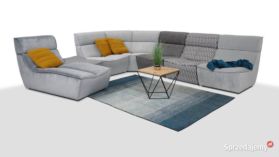 Wypoczynek Narożnik Modułowy Skóra Tkaniny Każdy Gliwice