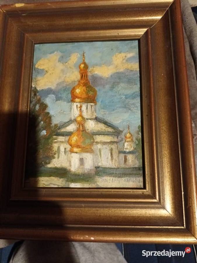 Widok cerkwi na Ukrainie Antyki, Sztuka, Kolekcje