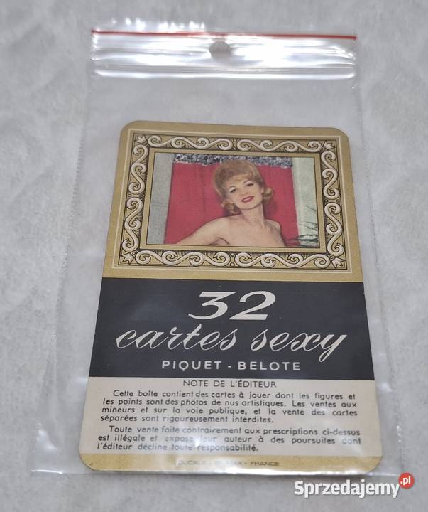 Karta 1 32 cartes sexy Piquet Belote Kolekcje śląskie Czeladź