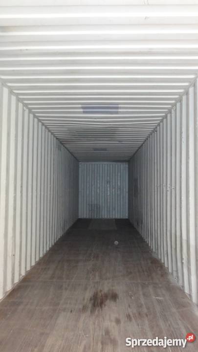 Kontener magazynowy morski 40HC barak blaszak wyposażenie