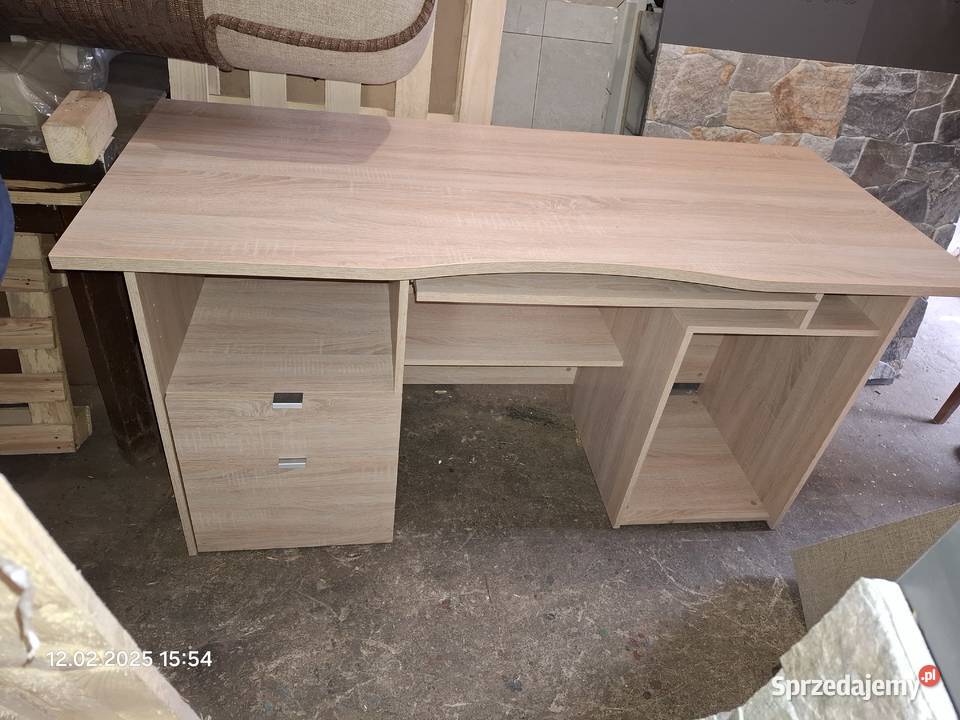 Duże Biurko z Miejscem na Komputer Zgorzelec sprzedam