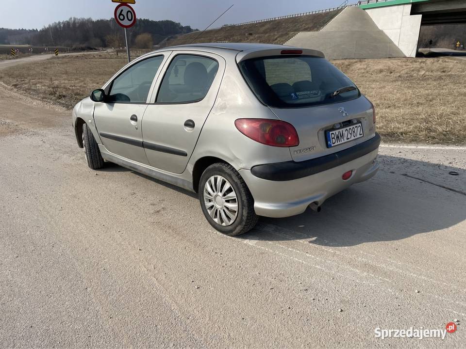 Peugeot 206 11 2003r Benzyna Wspomaganie Długie Motoryzacja Rutki-Kossaki sprzedam