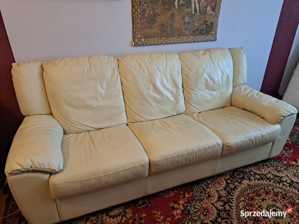 Kanapa skurzana fotel lubelskie Lublin sprzedam