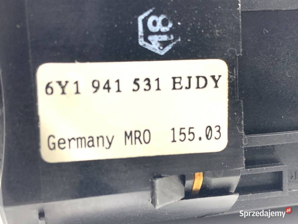 WŁĄCZNIK ŚWIATEŁ SKODA FABIA I 6Y1941531EJ 0007 Włączniki, sterowniki
