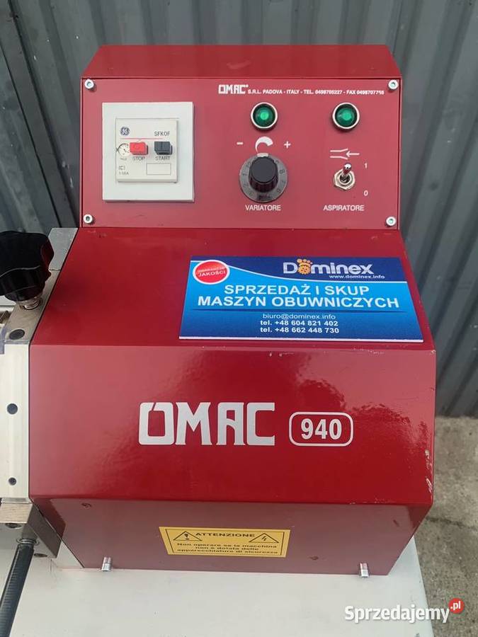 Omac 940 VA CE Klejarka nakładarka kleju wałkowa Biznes i Przemysł