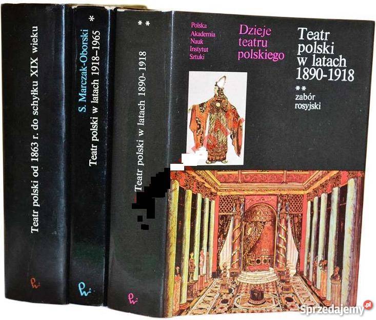 Dzieje teatru polskiego 3 tomy