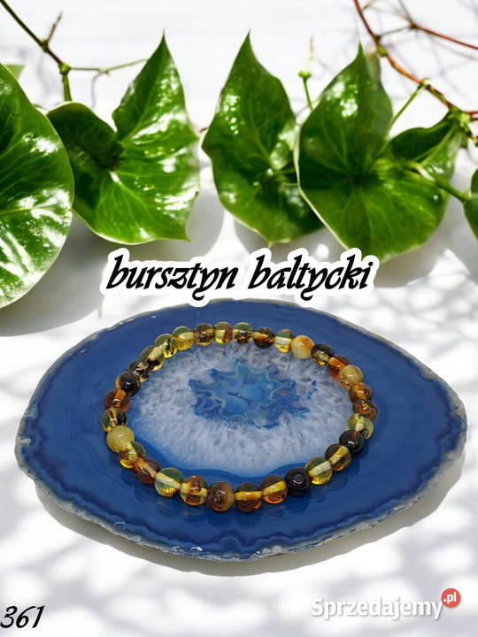 Bransoletka z bursztynu bursztyn bałtycki