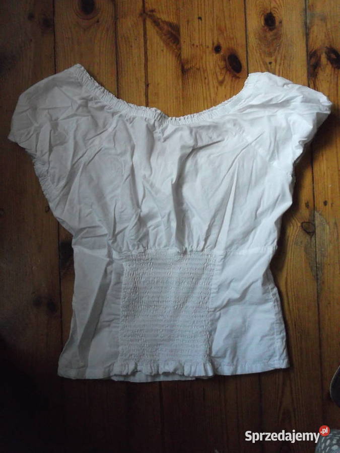 Biała bluzka rozmiar 3638 Bez wzoru Legnica