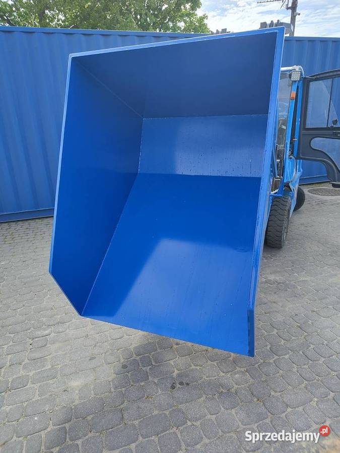 pojemnik metalowy kontener samowyładowczy 1m3 do Szczecin sprzedam