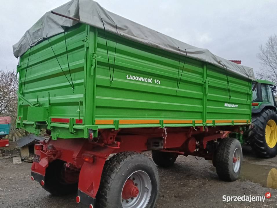 Przyczepa 3 strony wywrot 16 T