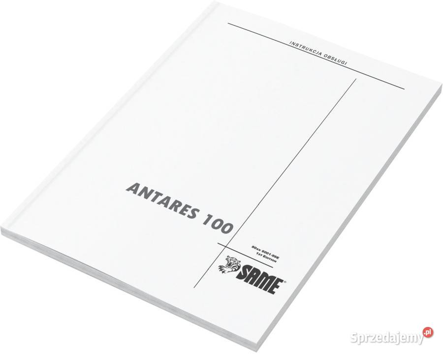 Instrukcja obsługi Same Antares II 110 130 Szamotuły