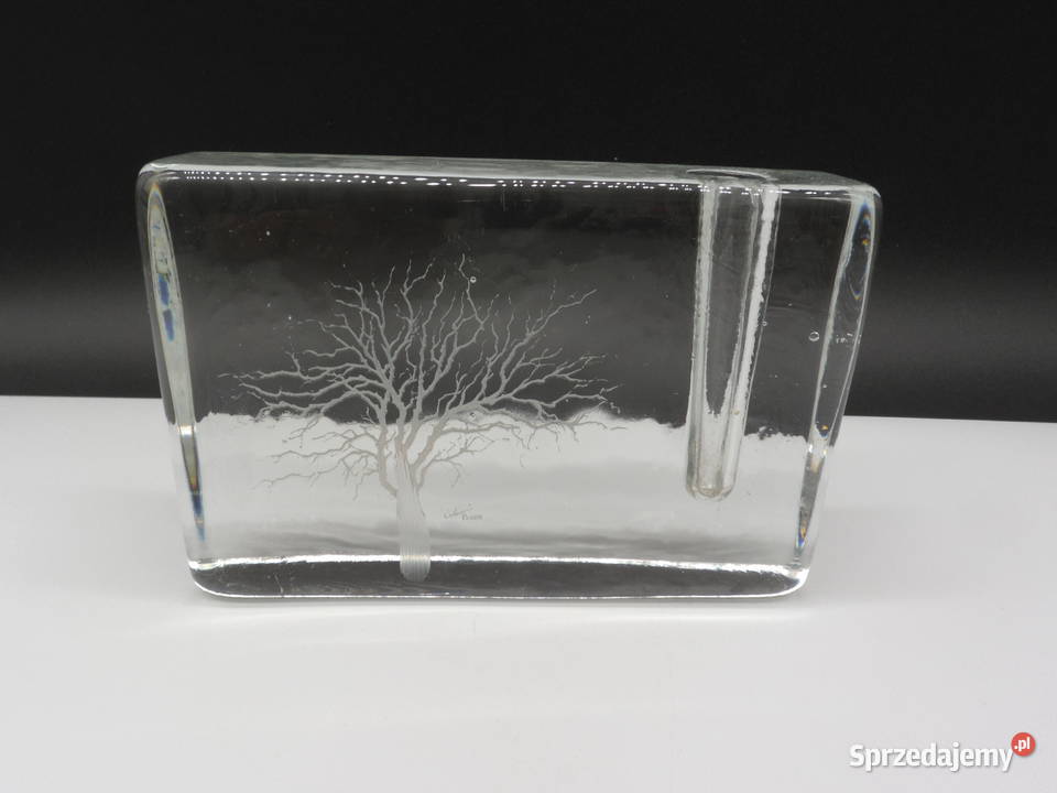Szklany Wazon Przybornik Baum Ritzenhoff Cristal