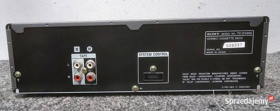 deck SONY TCEX66 małopolskie Kraków