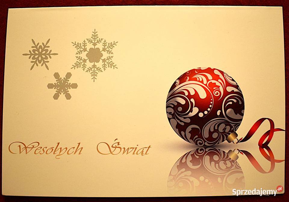 Świąteczne kartki z życzeniami 14 sztuk Chełmno