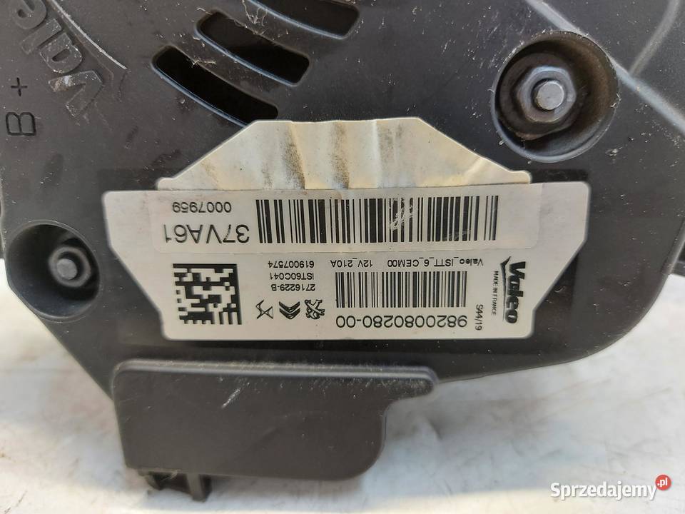 PEUGEOT 508 II 16 EH Alternator 12V 210A