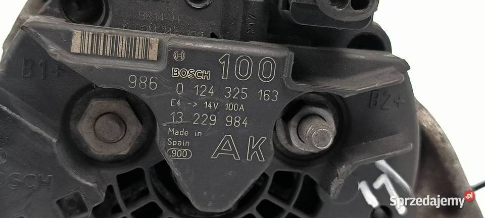 ALTERNATOR OPEL ASTRA 9860124325163 sprzedam