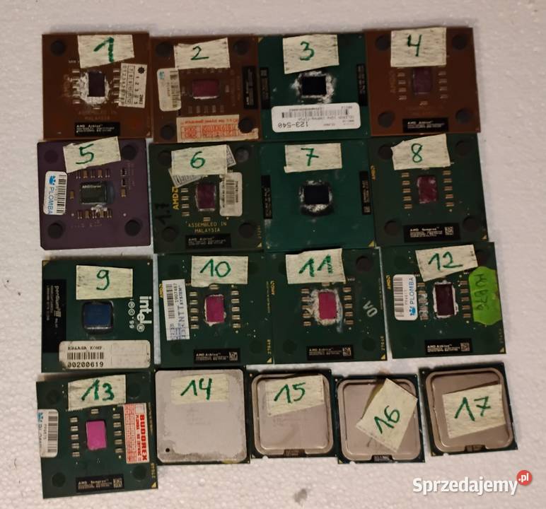 Stare procesory AMD Intel pamieć ram Opole
