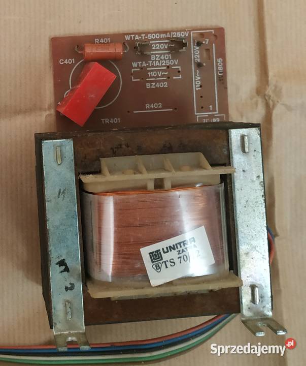 transformator UNITRA ZATRA TS 7012 transformator Elektronika Nowa Ruda sprzedam