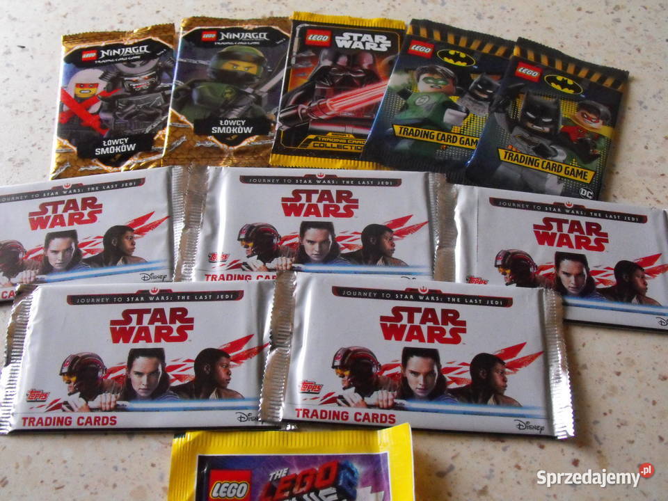 Karty saszetki LEGO STAR WARS NINJAGO Batman Pozostałe Mykanów sprzedam