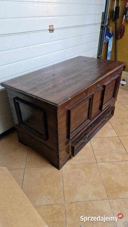 Skrzynia kufer drewniany 119x59x68 Świętochłowice sprzedam