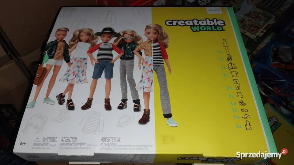Zestaw Mattel stwórz lalkę Creatable World Książ Wielkopolski