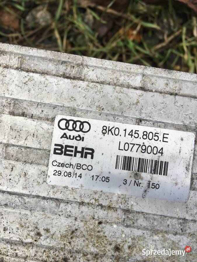 INTERCOOLER CHŁODNICA AUDI A4 A5 A6 Q5 Pozostałe Szczecin
