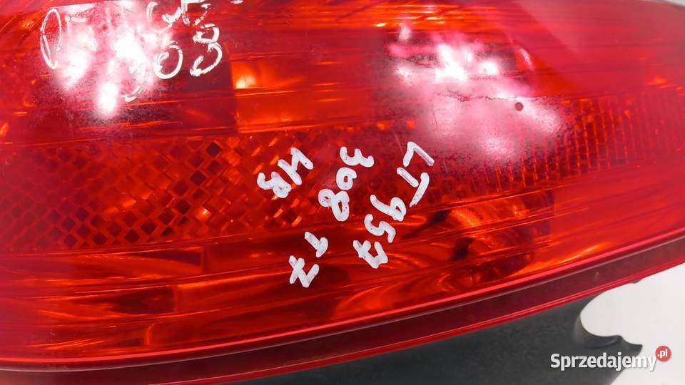 PEUGEOT 308 T7 HB LAMPA TYŁ LEWA wielkopolskie Zbierkowo