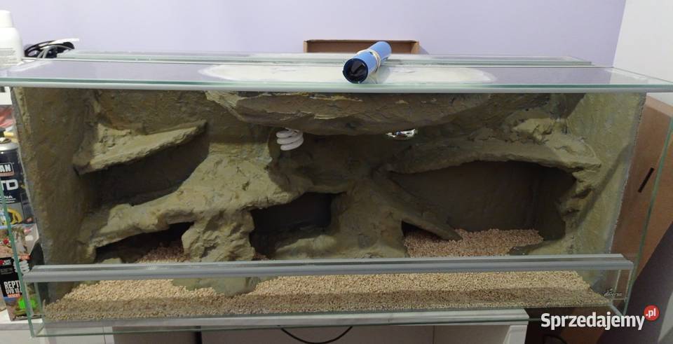 Terrarium Gadów Gekon Agama Jaszczurka 120x40x50 Gady i płazy Rzeszów