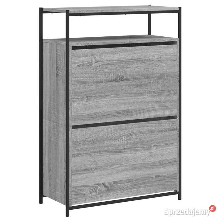 Szafka na buty szary dąb sonoma 75x34x112 Warszawa