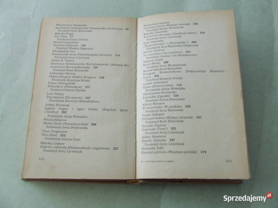 Ojciec Goriot Antologia dawnej noweli rosyjskiej Rok wydania 1987 dolnośląskie Oborniki Śląskie