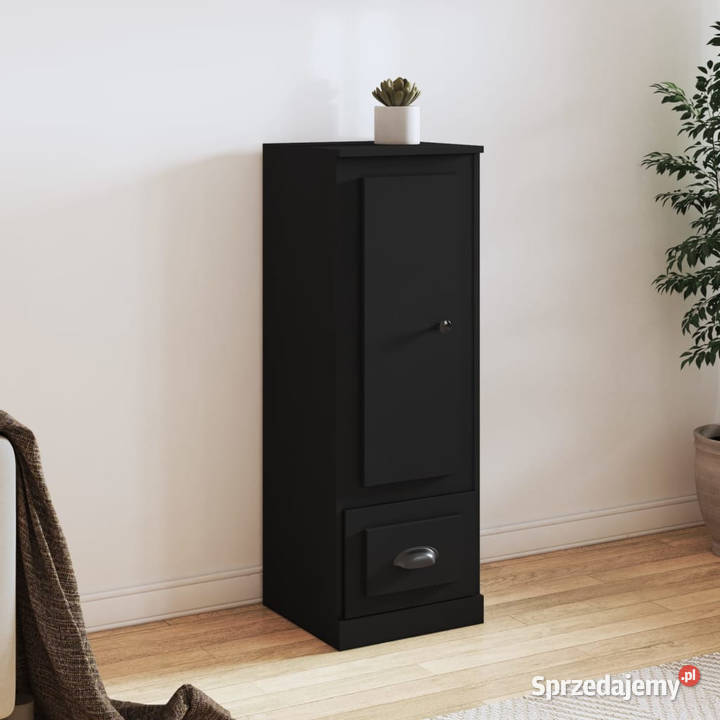 Szafka czarna 36x355x1035 materiał Warszawa