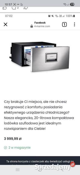 Lodówka sprężarkowa WAECO jacht kamper przyczepa wielkopolskie Poznań sprzedam