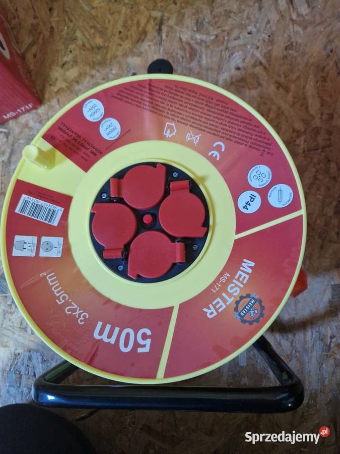 Przedłużacz bębnowy ogrodowy Meister 50 m 3x25mm Głogowa sprzedam