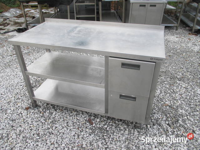 Stół Gastronomiczny Z 2 Półkami i Szufladami wielkopolskie Ostrów Wielkopolski