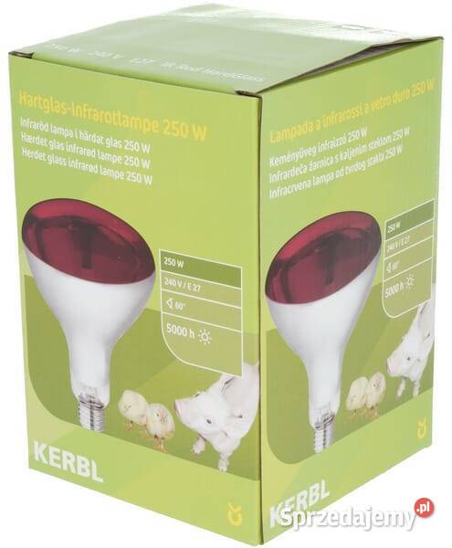 Promiennik podczerwieni 250W czerwony 22245KER Pozostałe Kamionna