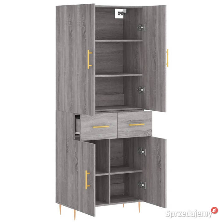 Witrynka szary dąb sonoma 695x34x180 materiał Warszawa sprzedam
