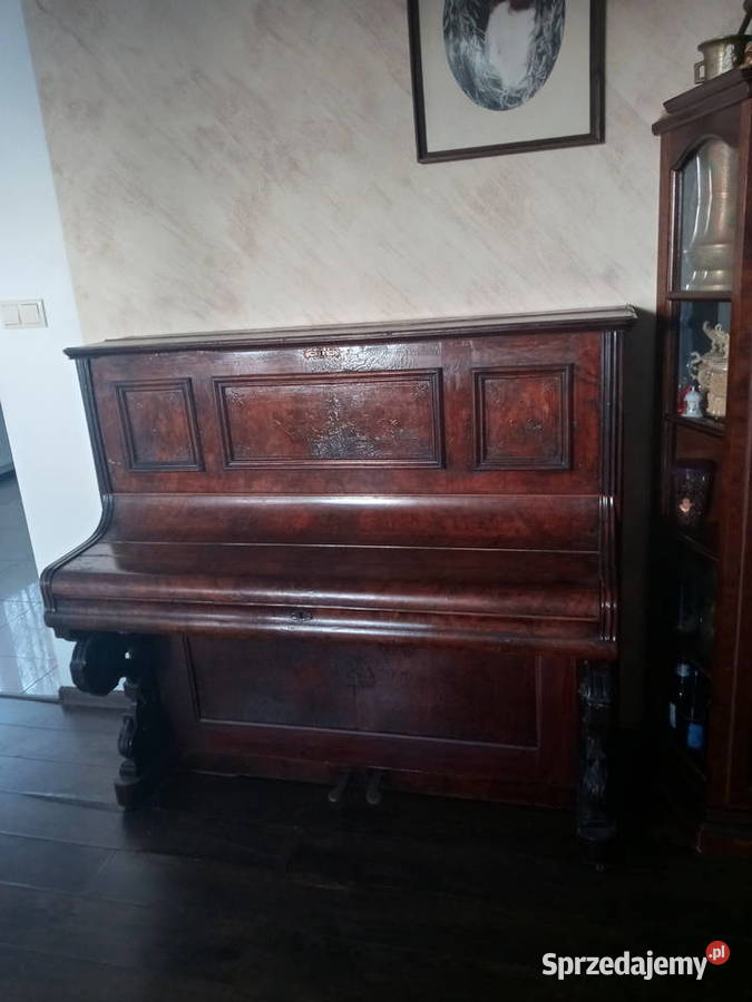 Piękne Pianino Wilh Hoffmann Liegnitz z przełomu