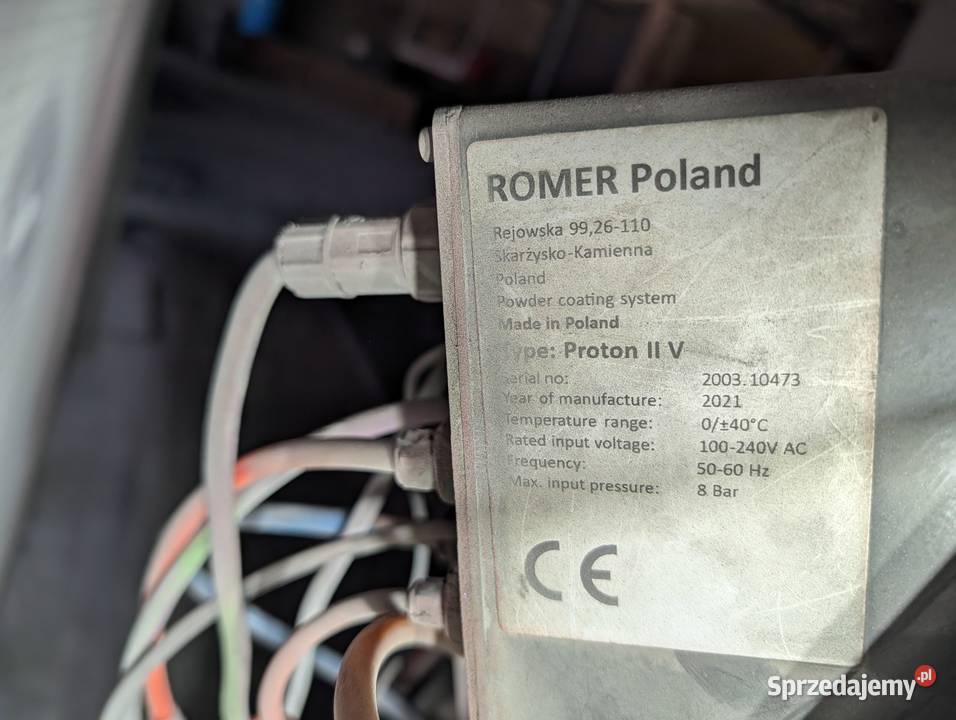 Aplikator do farb proszkowych ROMER Proton II V wielkopolskie Poznań