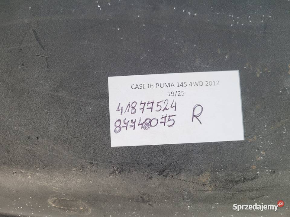 CASE IH PUMA 145 12r BŁOTNIK UCHWYT PRAWY Kolno