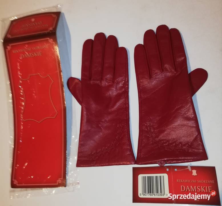 Rękawiczki skórzane damskie Nowe rozmiar L mazowieckie Warszawa sprzedam