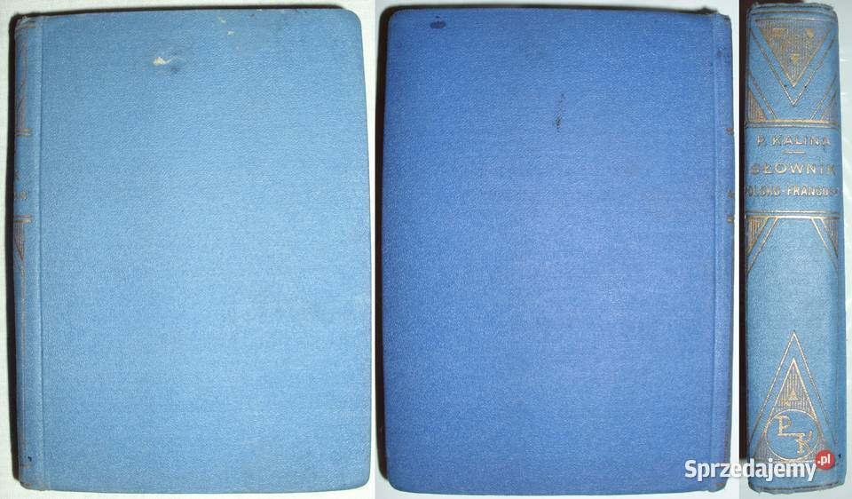 Paweł Kalina Słownik podręczny francuskopolski i Warszawa