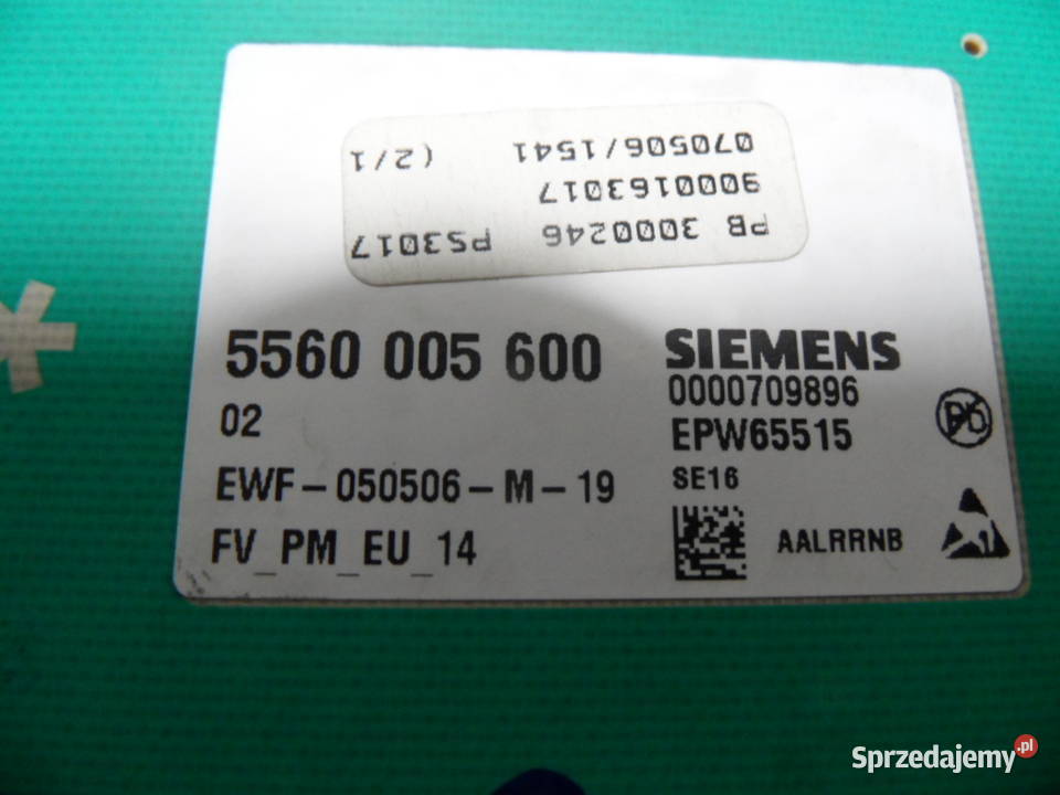 programator pralki siemns WM12E460 Strawczyn sprzedam