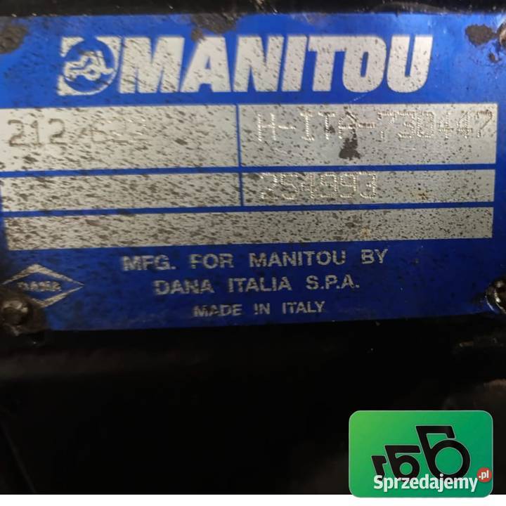 Oś tylna 212622 DANA Spicer 254993 Manitou 1340 Wilkowo