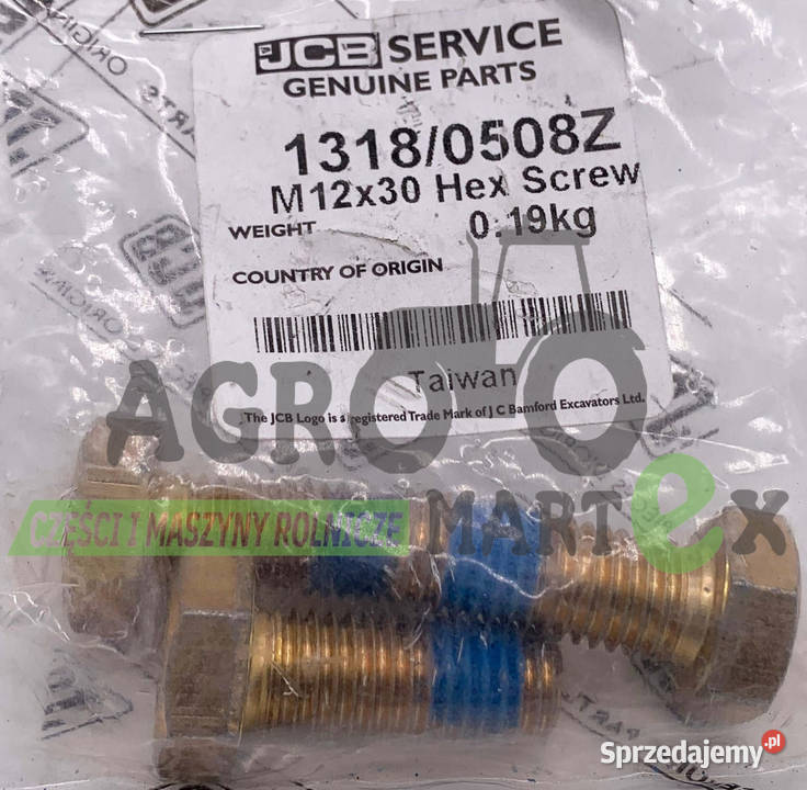 13180508Z 13180508Z ŚRUBA ŚLIZGU JCB Wichrów