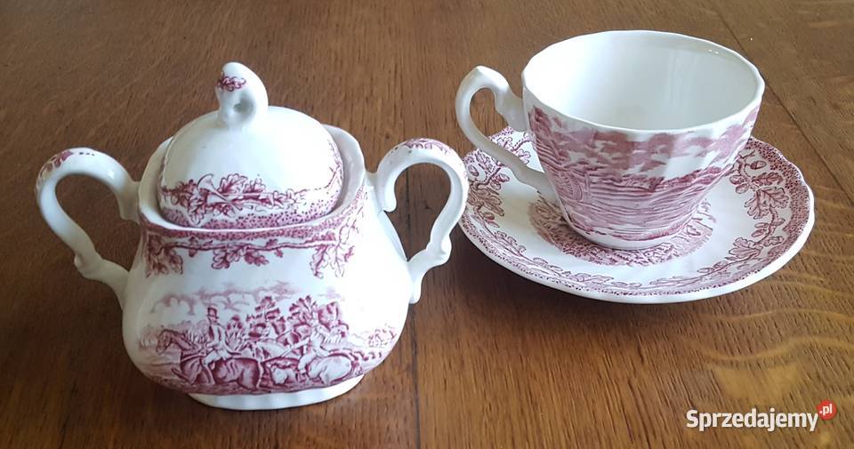 Porcelana angielska zestaw do herbaty 6ciu osób Warszawa